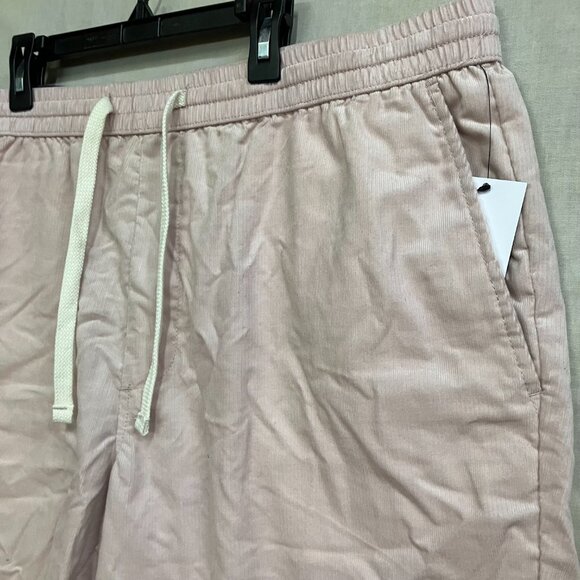 NWT Goodfellow & Co Men's Size 7 Ash Pink Elevated Corduroy Pull-On Shorts - Picture 9 of 12